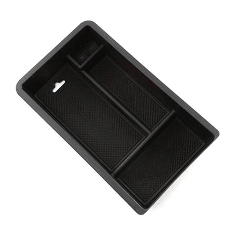 DRYIUBVF Armlehne Tray Organizer Kompatibel Mit Nissan Für Murano 2015 2016 2017 2018 2019 2020 2021 2022 2023 Auto Center Console Armlehne Box Container Fach Organizer(with Rubber Mat) von DRYIUBVF