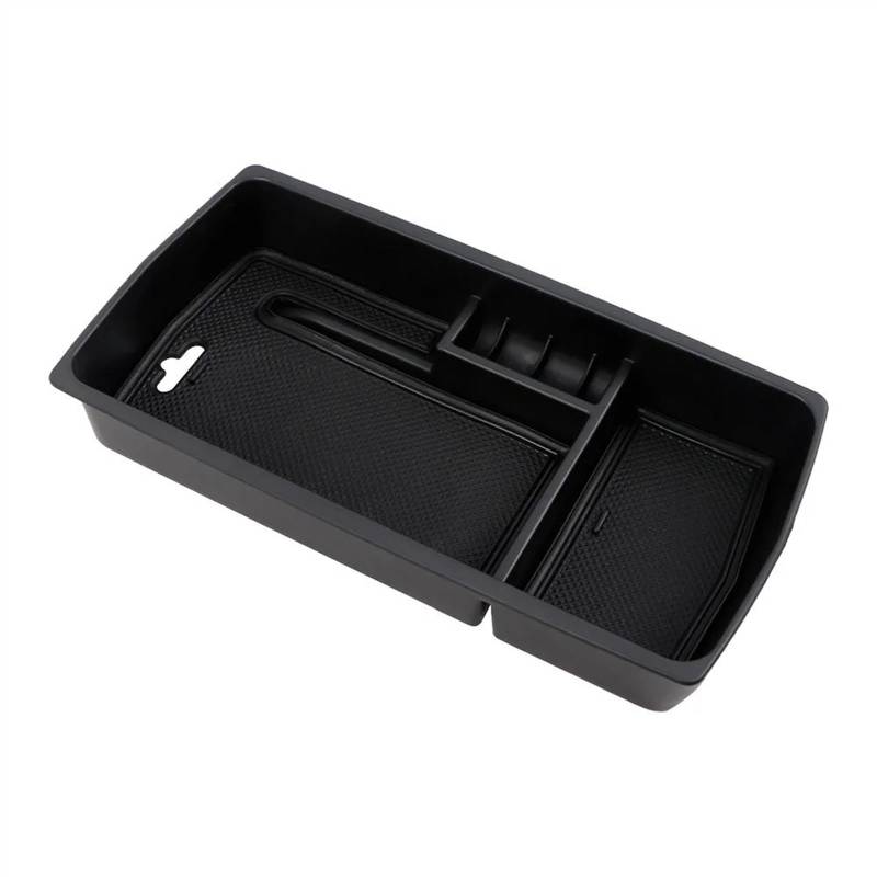 DRYIUBVF Armlehne Tray Organizer Kompatibel Mit Peugeot 3008 3008GT 5008 2017 2018 2019 2020 Auto-Aufbewahrungsbox Für Die Zentrale Steuerung Der Armlehne(Black) von DRYIUBVF