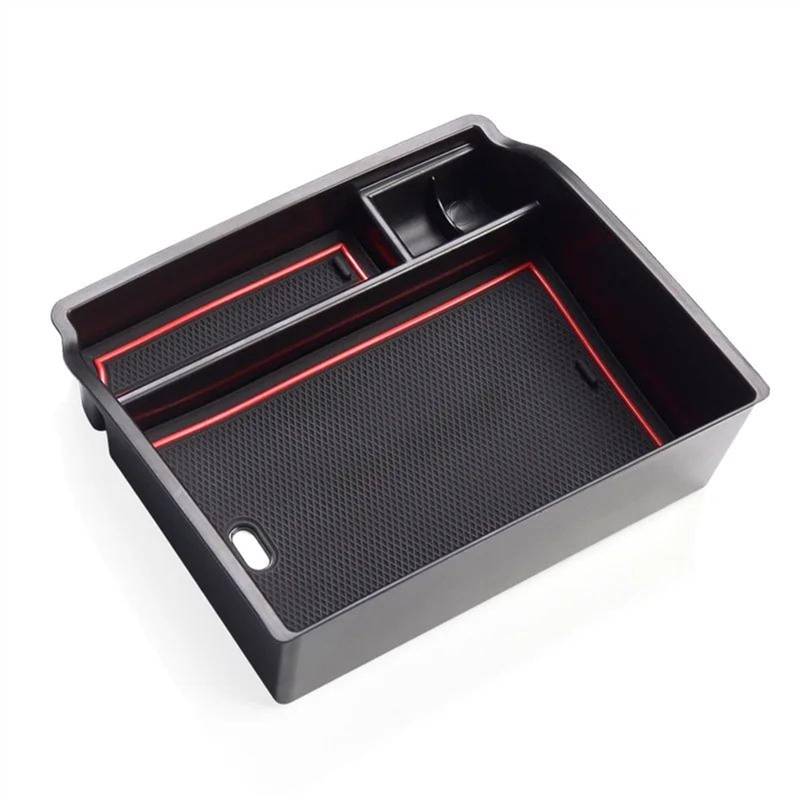 DRYIUBVF Armlehne Tray Organizer Kompatibel Mit Toyota Für Hilux 2015 2016 2017 2018 2019 2020 2021 2022 Auto Zentrale Steuerung Armlehne Aufbewahrungsbox von DRYIUBVF