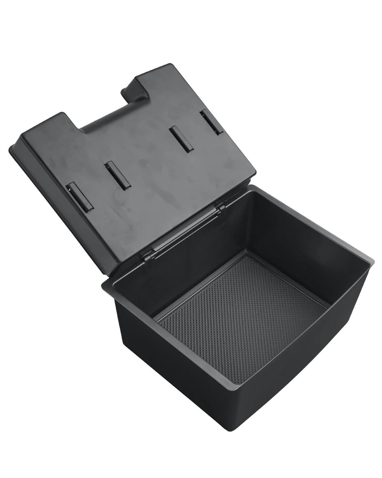 DRYIUBVF Armlehne Tray Organizer Kompatibel Mit Toyota Für Tacoma 2024 Auto Mittelarmlehne Aufbewahrungsbox Autoinnenausstattung(Black1) von DRYIUBVF