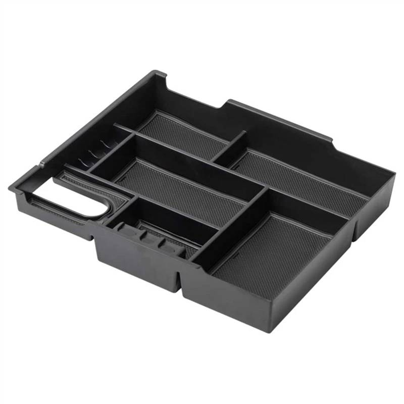 DRYIUBVF Armlehne Tray Organizer Kompatibel Mit Toyota Für Tundra 2014-2020 Auto Armlehne Zentrum Lagerung Box Container Armlehne Lagerung Box Auto Armlehne Lagerung Box Fach(Black) von DRYIUBVF