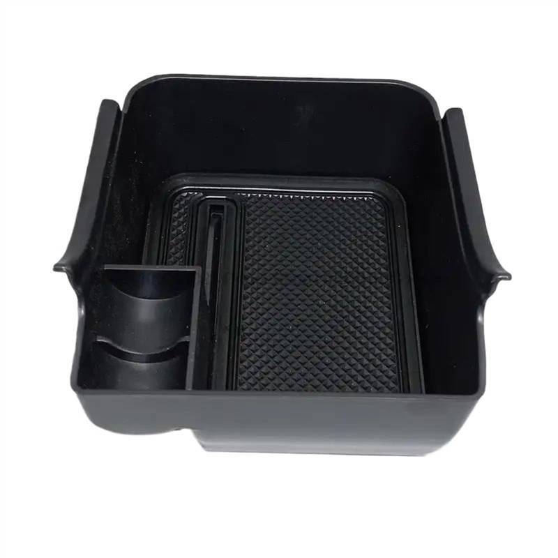 DRYIUBVF Armlehne Tray Organizer Kompatibel Mit VW Für Nivus 2021 2022 2023 Auto Zentrale Steuerung Armlehne Storage Box Fach Halterung Organisation von DRYIUBVF