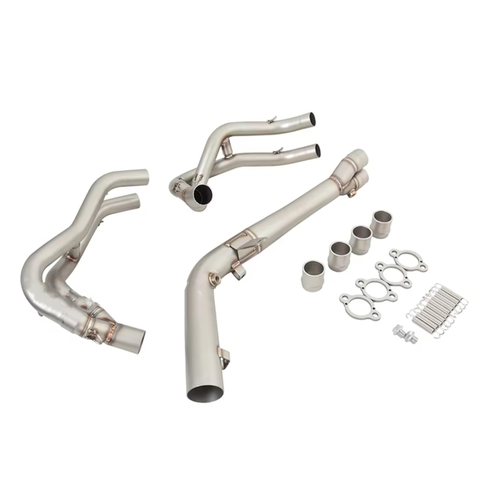 DRYIUBVF Für Ninja Für ZX-25R 2020 2021 2022 2023 Motorradauspuff Für Escape Modify Front Link Pipe Für Connect Schalldämpfer Endrohre Moto von DRYIUBVF