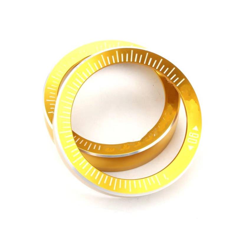 DRYIUBVF Für R-Nine T Für R9T 2018 2019 2020 Motorrad Tacho Lünette Gauge Ring Drehzahlmesser Kilometerzähler Borte Abdeckung Rahmen Ersetzen Teile Zubehör Motorrad Armaturenbrett(Yellow) von DRYIUBVF