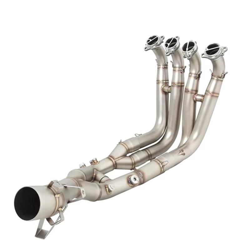 DRYIUBVF Für S1000XR 2020-2023 Motorradauspuff Für Fluchtsystem Ändern Front Mid Link Pipe Connection Schalldämpfer Motorrad Auspuffrohr Endrohr Endrohre Moto von DRYIUBVF