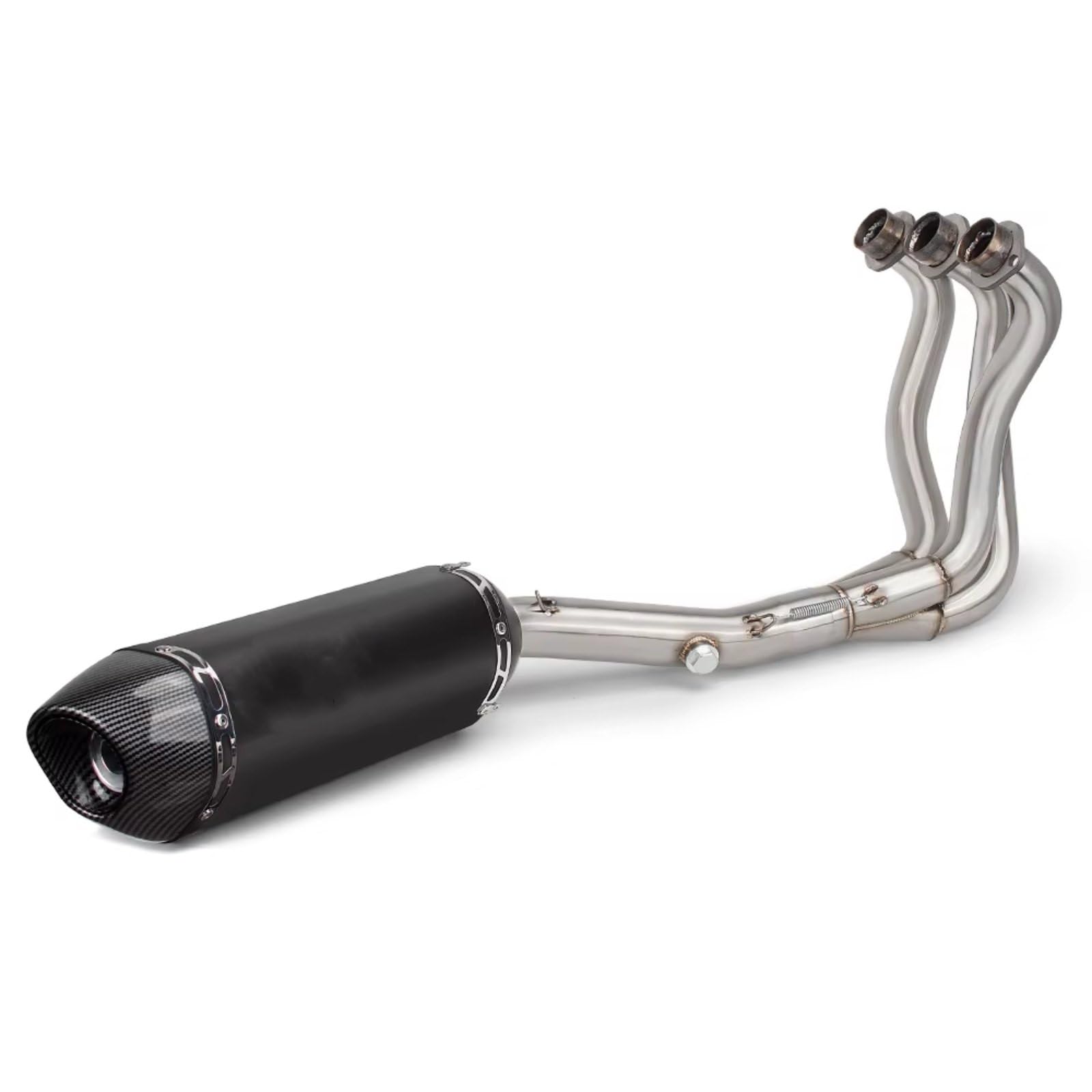 DRYIUBVF Kompatibel Mit MT09 Für XSR900 Für FZ09 2014 2015 2016 2017 2018 2019 2020 Motorradauspuff Front Link Pipe Schalldämpfer Modifiziert Endrohre Moto(B) von DRYIUBVF