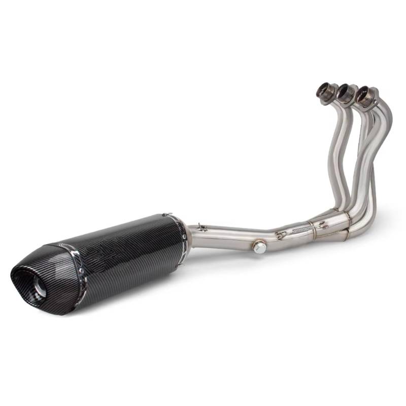 DRYIUBVF Kompatibel Mit MT09 Für XSR900 Für FZ09 2014 2015 2016 2017 2018 2019 2020 Motorradauspuff Front Link Pipe Schalldämpfer Modifiziert Endrohre Moto(C) von DRYIUBVF