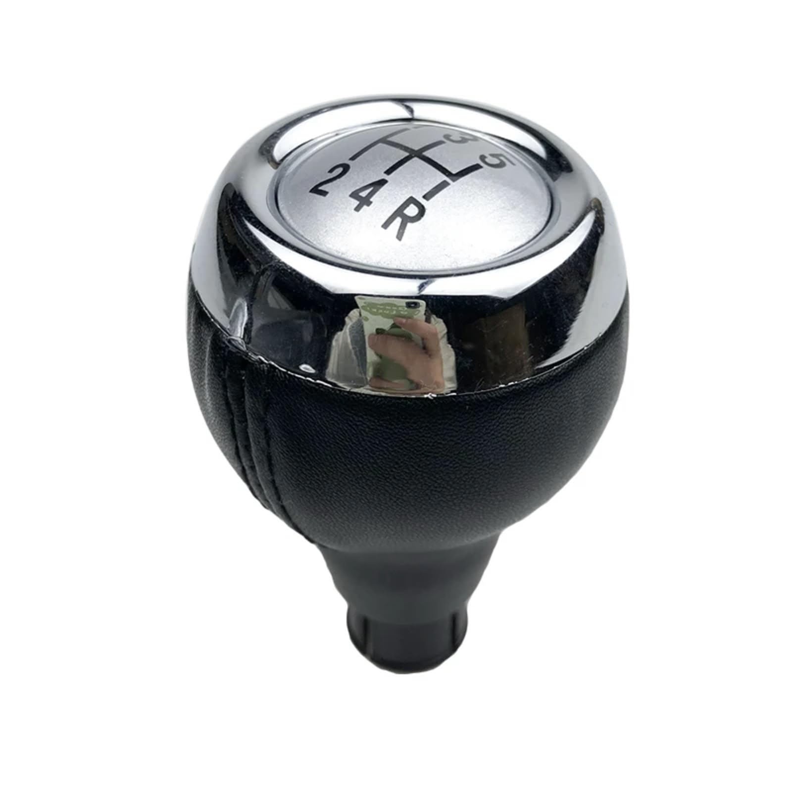 DRYIUBVF Kompatibel Mit Mini Für Cooper R55 R56 5 6 Für Geschwindigkeit Auto Schaltknauf Hebel Schaltknauf KopfGear Shift Auto Automatischer Schalthebel Schaltknäufe(R12345 Silver) von DRYIUBVF