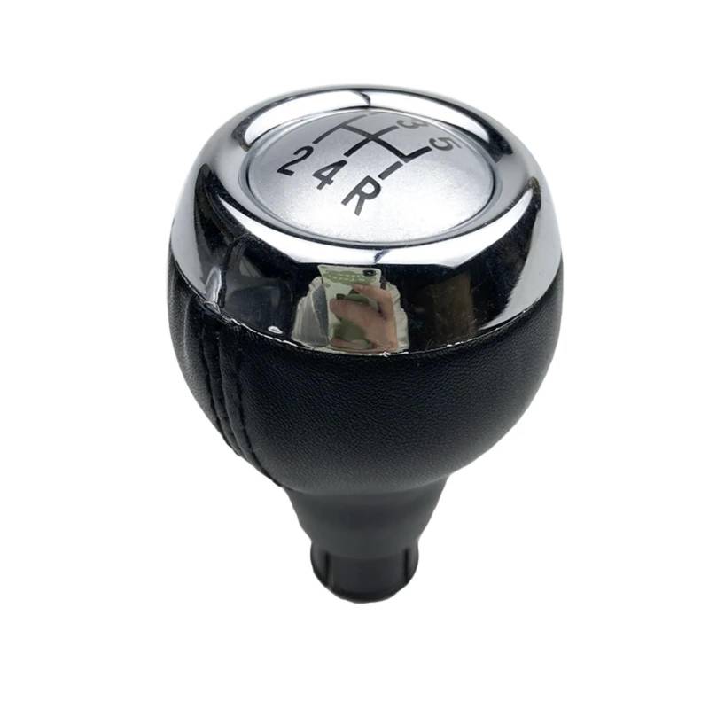 DRYIUBVF Kompatibel Mit Mini Für Cooper R55 R56 5 6 Für Geschwindigkeit Auto Schaltknauf Hebel Schaltknauf KopfGear Shift Auto Automatischer Schalthebel Schaltknäufe(R12345 Silver) von DRYIUBVF