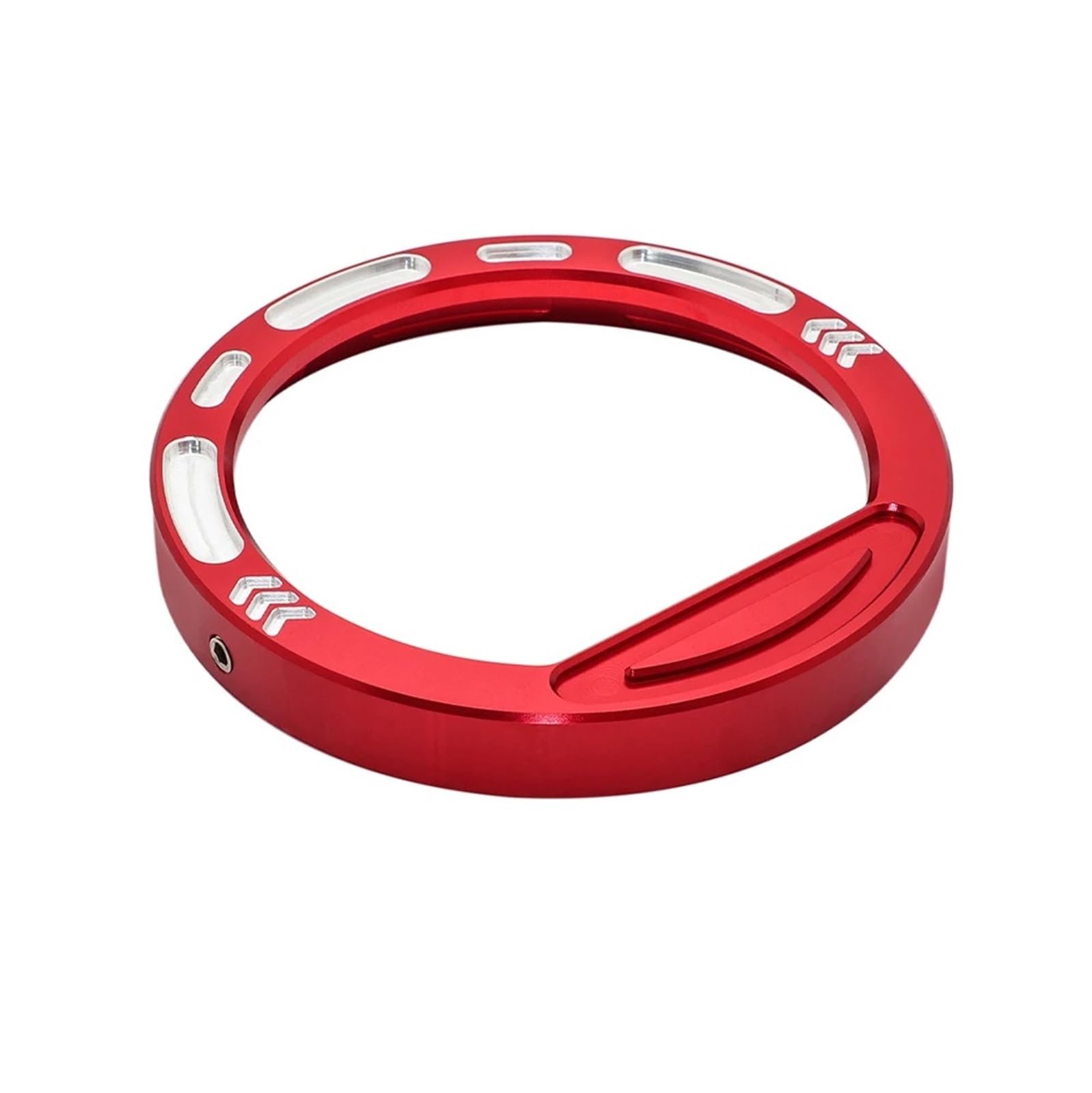 DRYIUBVF Kompatibel Mit Polaris Für RZR 570 800 900 1000 Instrumenten-Messringabdeckung Drehzahlmesser Tachometeranzeige Messringverkleidung Tachoblende Motorrad Armaturenbrett(Red) von DRYIUBVF