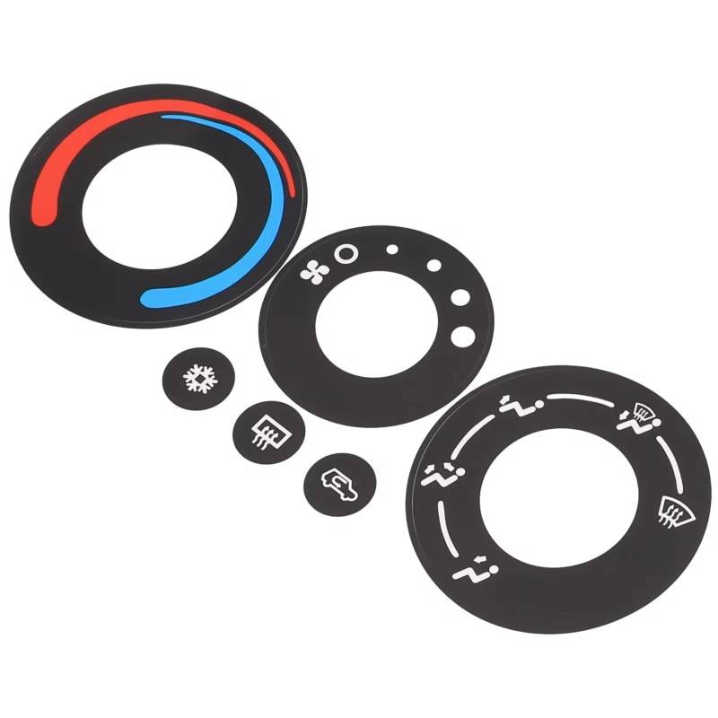 DRYIUBVF Kompatibel Mit Pontiac Für Torrent 2005–2006 A/C Klimasteuerung Reparatur Knopf Aufkleber Aufkleber Auto Klimaanlage Steuerung Auto Knopf Aufkleber von DRYIUBVF