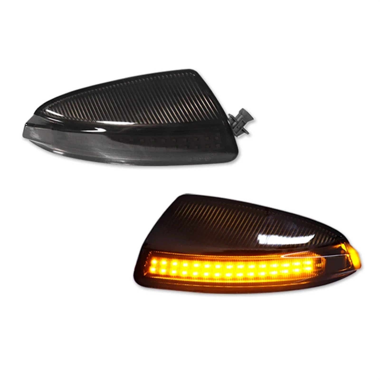 Spiegel Anzeige Blinker Kompatibel Mit Mercedes Für Benz Für Vito Bus W639 2007-2014 Facelift Sequentielle Blink-Seitenspiegel-Blinker-Lichtbaugruppe(Black) von DRYIUBVF