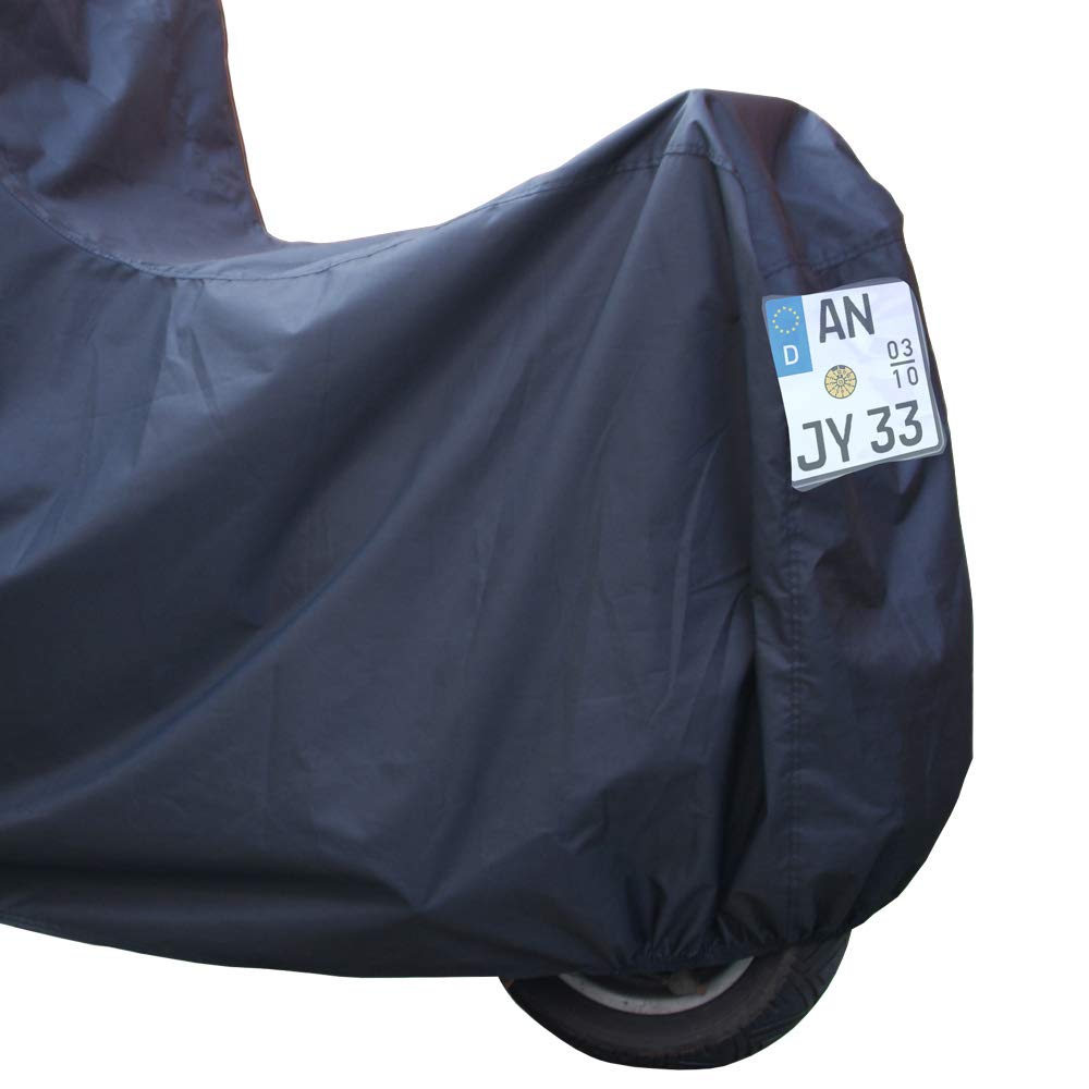 ALFA Topcase Motorrad-Abdeckplane - Mit Nummernschild-Fenster - XXL von DS Covers