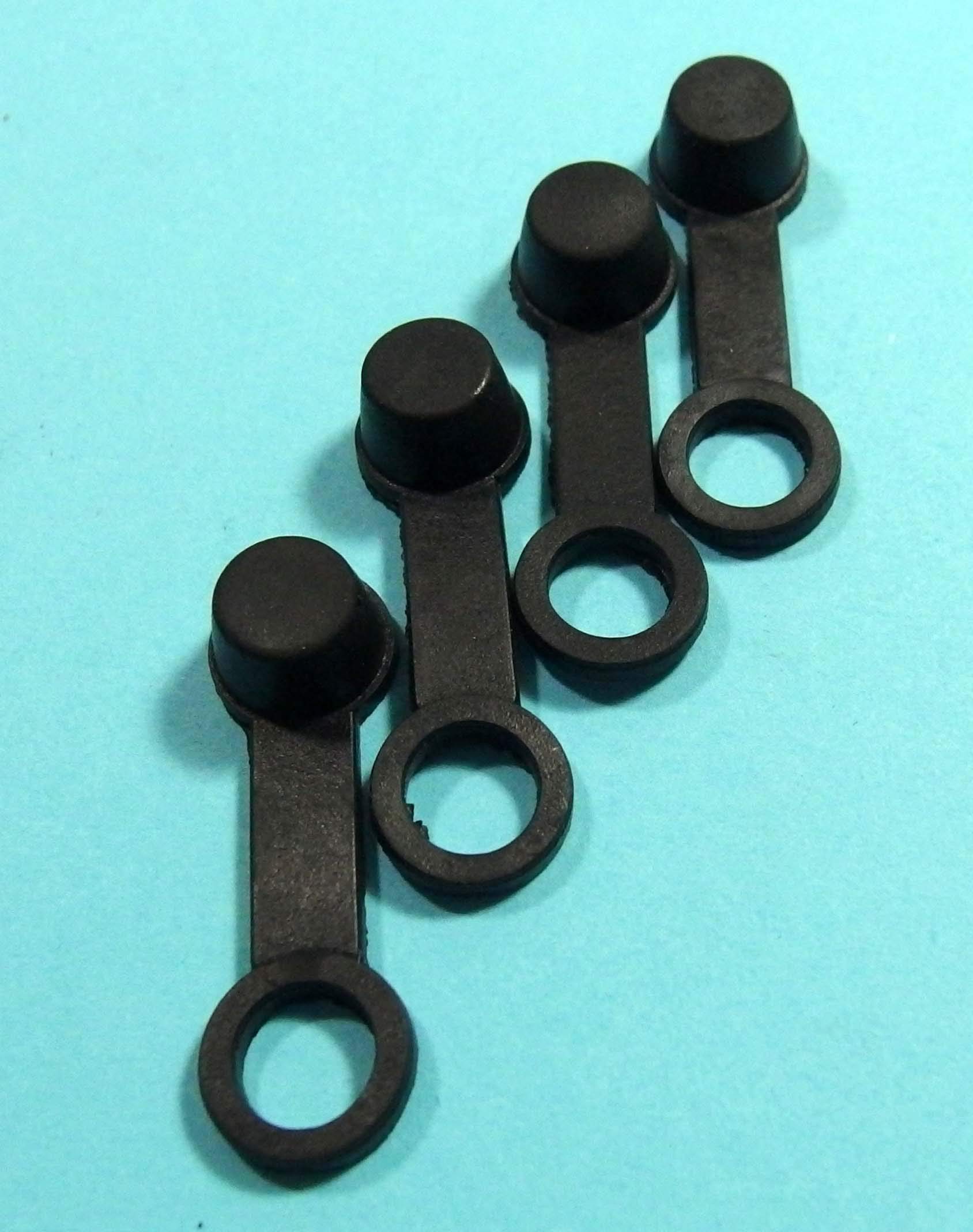 Staubkappe Entlüfternippel Schutzkapppe für Bremssattel 4x8 mm Motorrad Roller Quad von DS1000