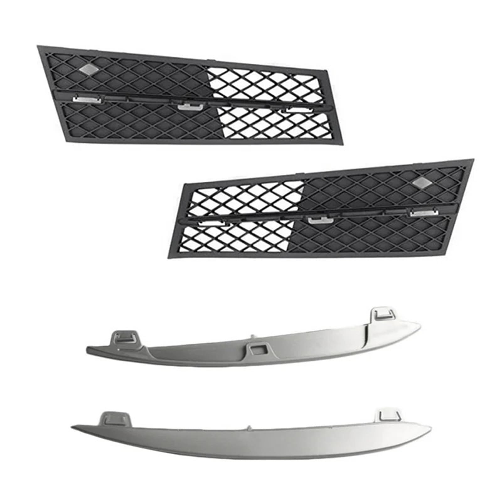 DSCJMY [Replacement] Vordere untere Stoßstangengitterabdeckung, Chromverkleidung for BMW F10 F11 F18 2010–2013, 51117200699, 51117200700, 51117231859, 1117231860 von DSCJMY