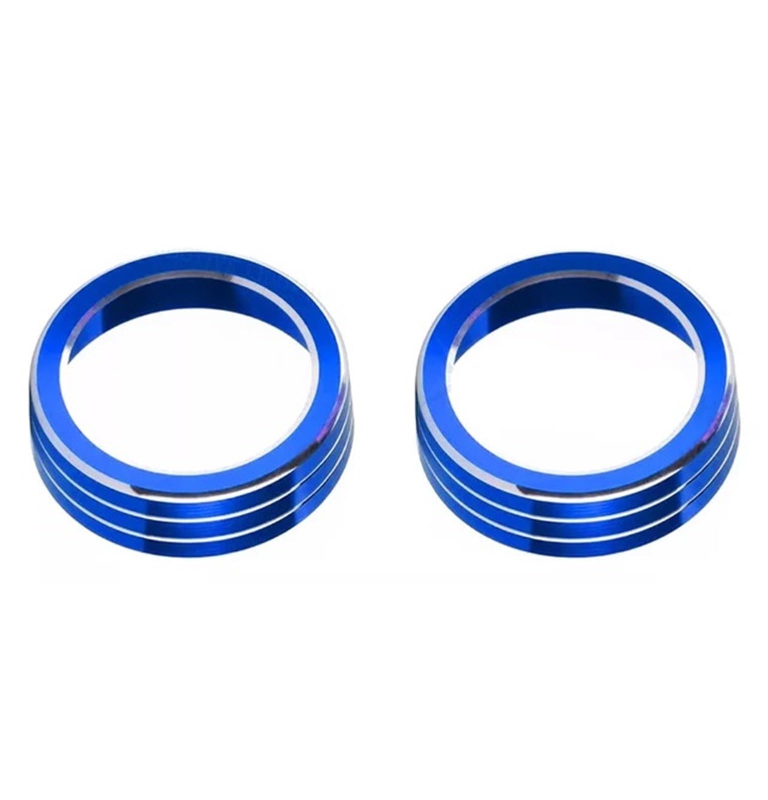 DSCJMY [Replacement] for Honda for Civic 10. Generation Innenausstattung mit Aluminium-AC-Knopf-Bedienknopfring (Blue) von DSCJMY