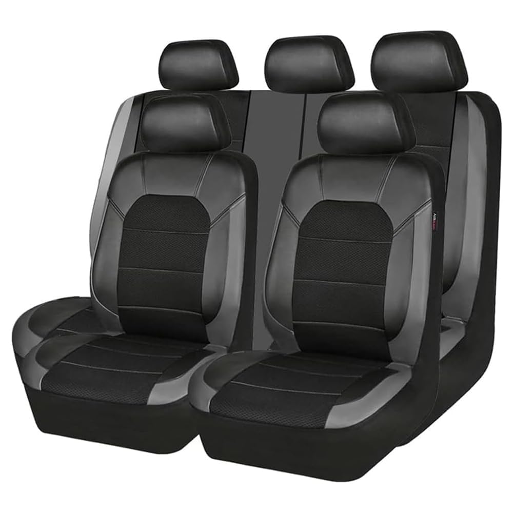 DSDSBB Auto Sitzbezüge Set, Für Seat Ateca FR 2016-2022 2023 2024, Wasserdicht rutschfest Bequem Autositzbezug Vorne Hinten Schonbezüge Innenraum Zubehör,C von DSDSBB