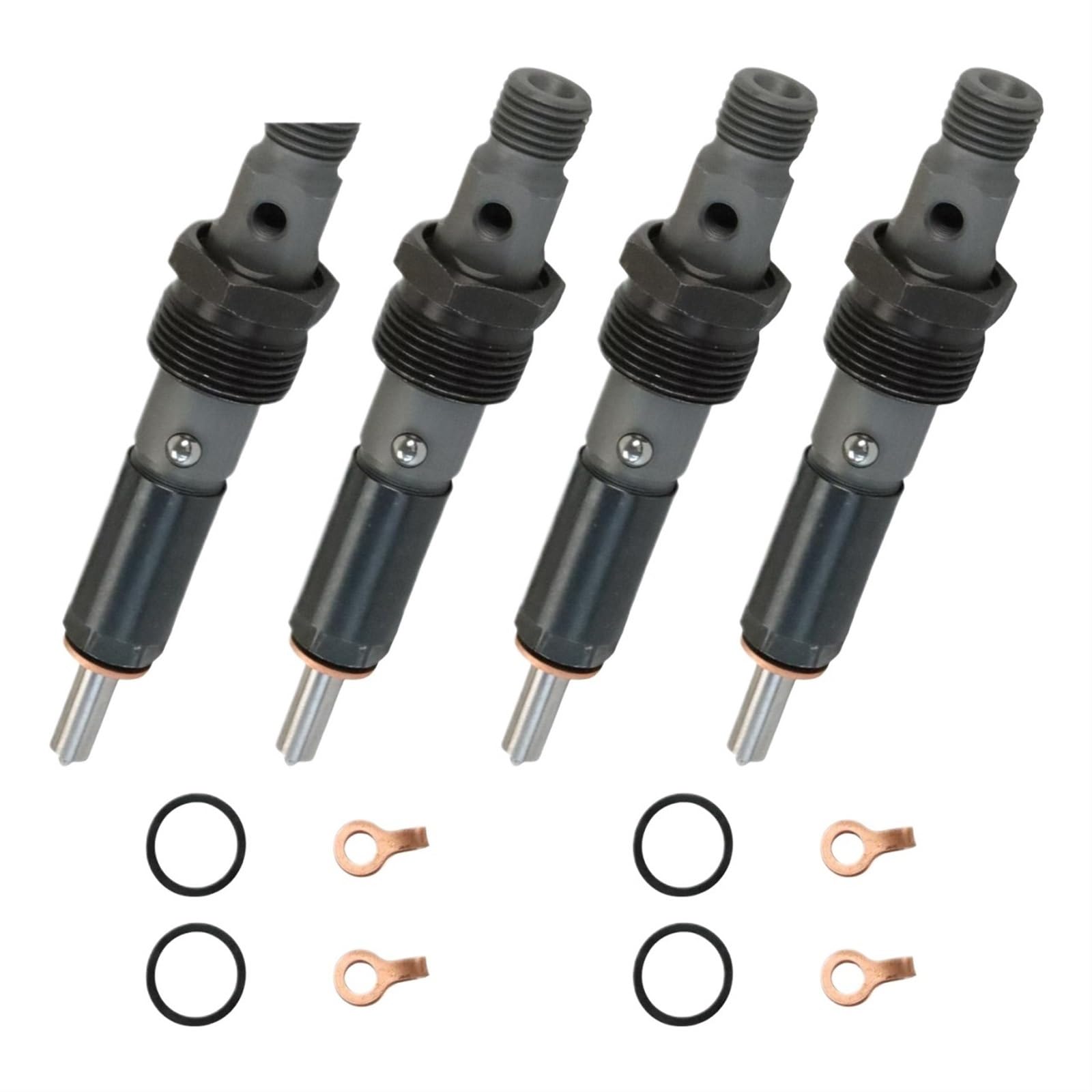 4-teiliges Kraftstoffeinspritzdüsen-Set mit Gewinde 14 MM for Cummins 6BT-Motor von DSENNY