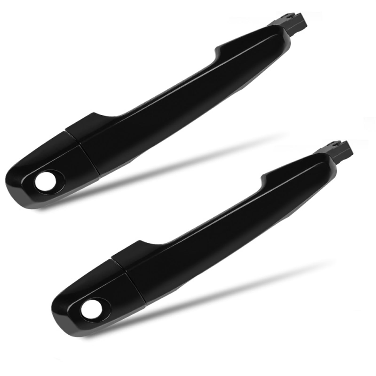 DSEQOPHH Auto Außengriff Türgriff Kompatibel Mit Mitsubishi Für Triton ML MN 2006–2015 Auto-Außenzubehör Ersatz-Auto-Außentürgriff Vorne Links Rechts(Black,2PCS) von DSEQOPHH