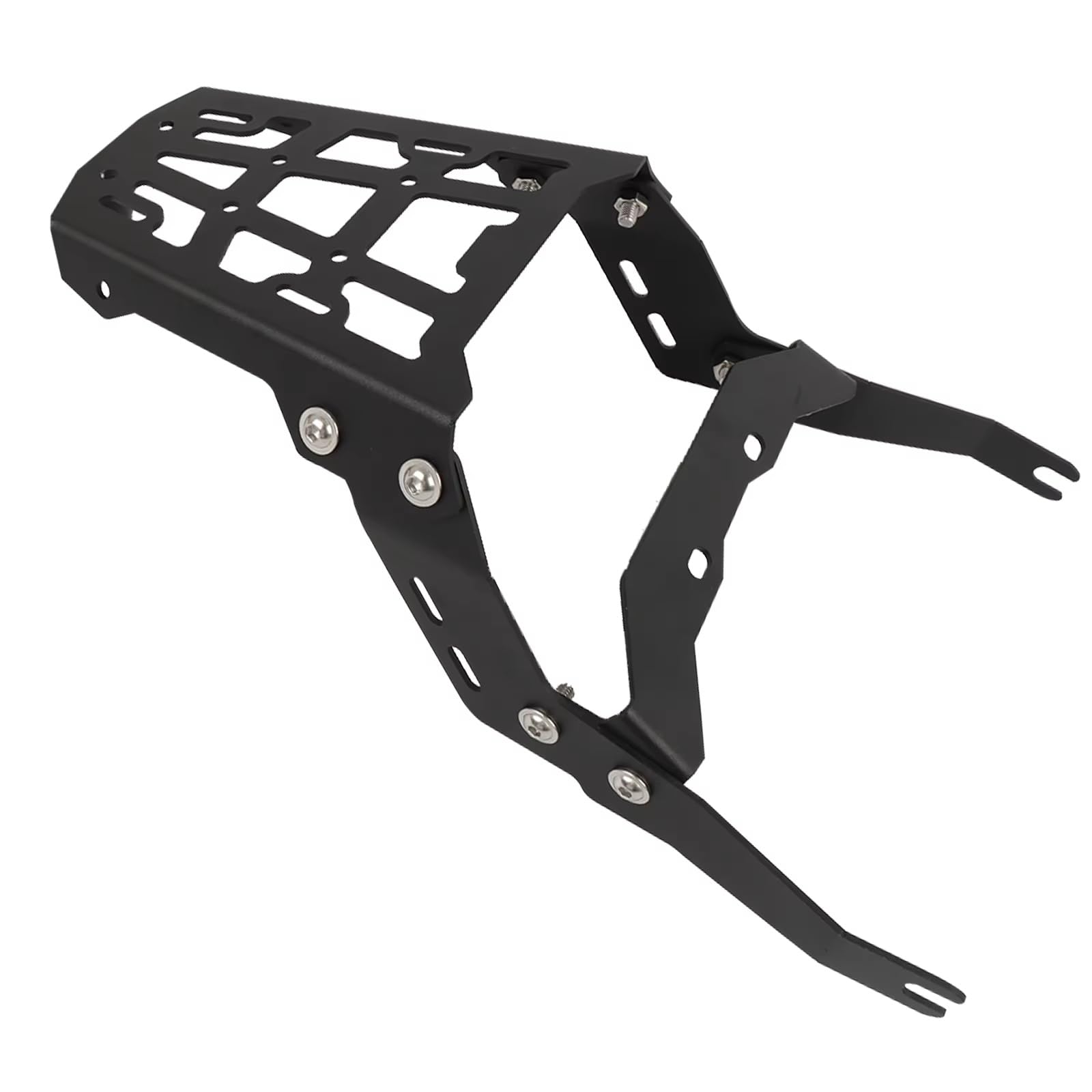 DSEQOPHH Gepäckträger Motorrad Für DAX125 Für ST125 2022 2023 2024 Motorrad Hinten Gepäck Rack Träger Gepäck Unterstützung Für Regal Fracht Unterstützung Halter Halterung Für Fracht Heckträger(Black) von DSEQOPHH