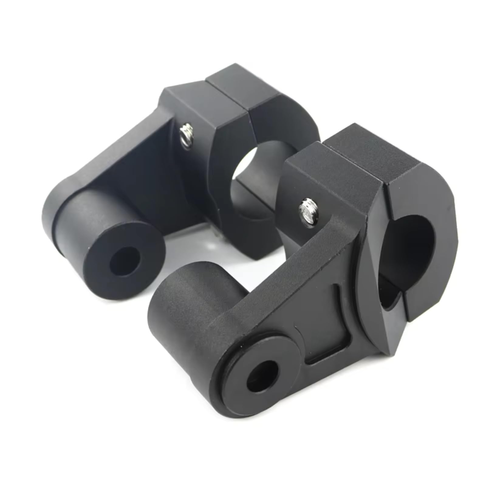 DSEQOPHH Motorrad Lenkerklemmen Für CB650R 2019 28 Mm 11/8 Zoll Motorrad Lenkererhöhungen Verstellbare Lenkerklemmen Lenker Riser Klemmen Motorrad Lenker Riser Adapter(Black) von DSEQOPHH