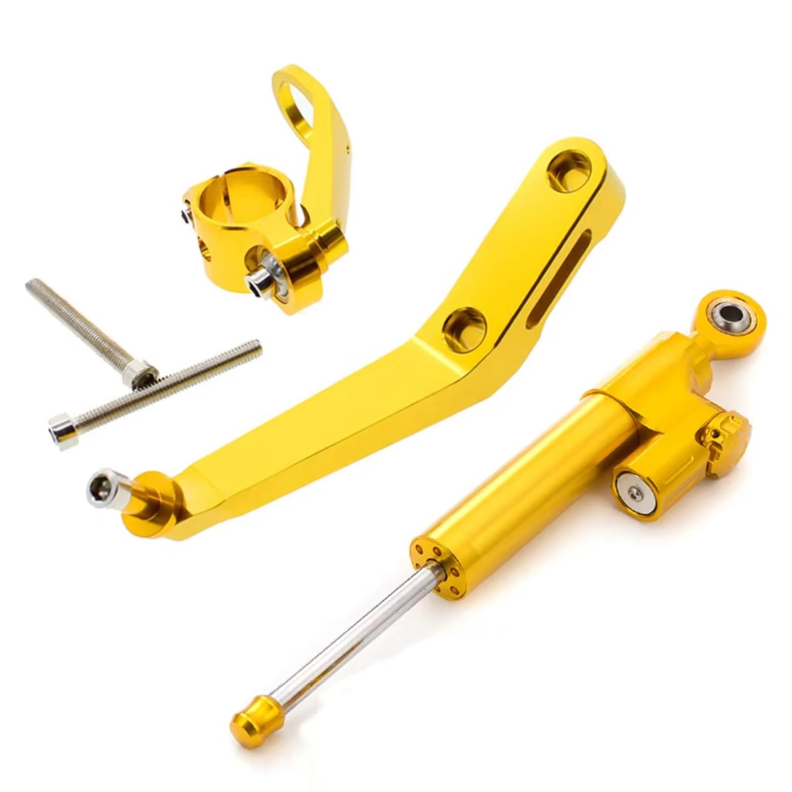 DSEQOPHH Motorrad Lenkungsdämpfer Für CBR954RR Für CBR 954 RR 2002 2003 Motorrad Lenkung Stabilisieren Dämpfer Montage Halterung Kit Unterstützung Linear(Yellow) von DSEQOPHH