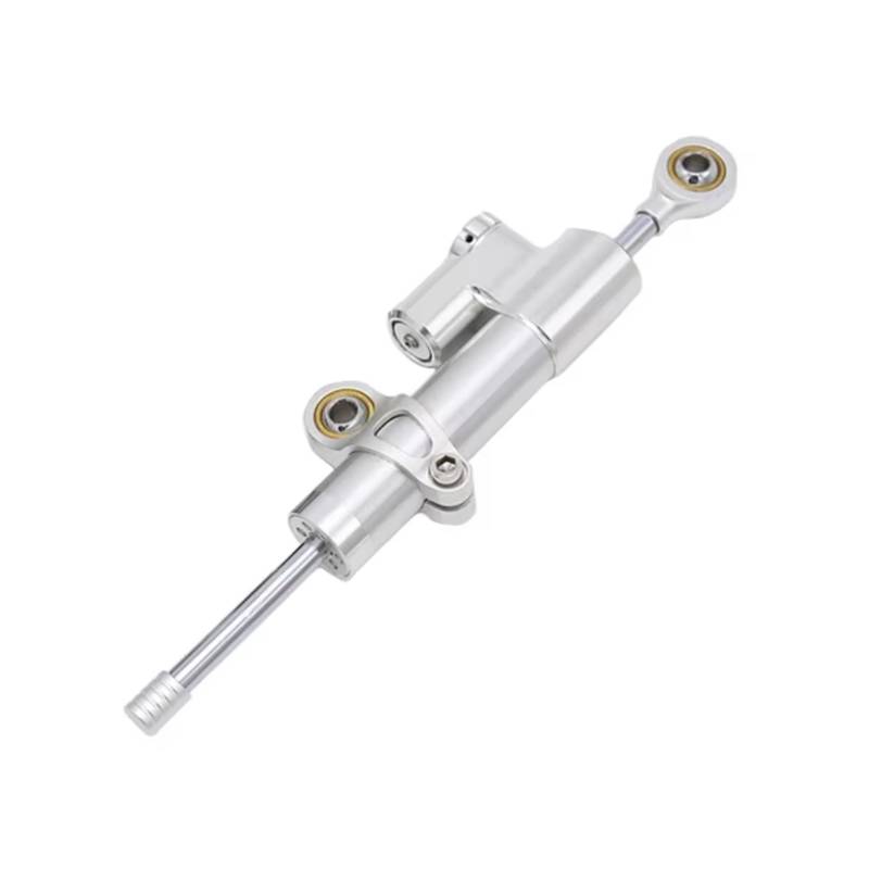 DSEQOPHH Motorrad Lenkungsdämpfer Für Ninja Für ZX10R Für ZX 10R 2004-05 Motorrad Lenkung Stabilisator Stoßdämpfer Halterung Montage Unterstützung Kit(Silver) von DSEQOPHH