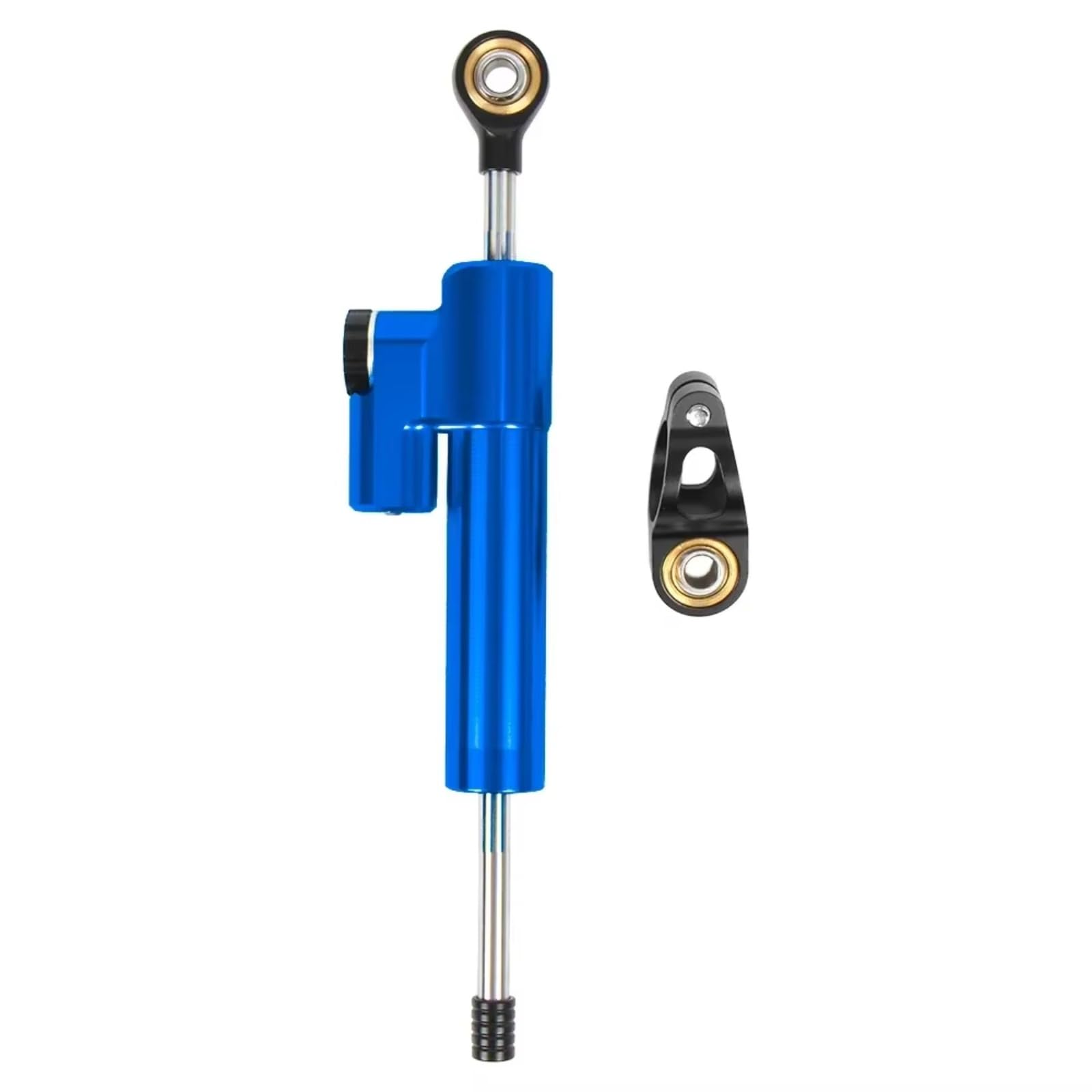 DSEQOPHH Motorrad Lenkungsdämpfer Für XADV750 Universal Motorrad Einstellbarer Lenkungsdämpfer Einstellbarer Stabilisator Unterstützungssatz(Blue) von DSEQOPHH