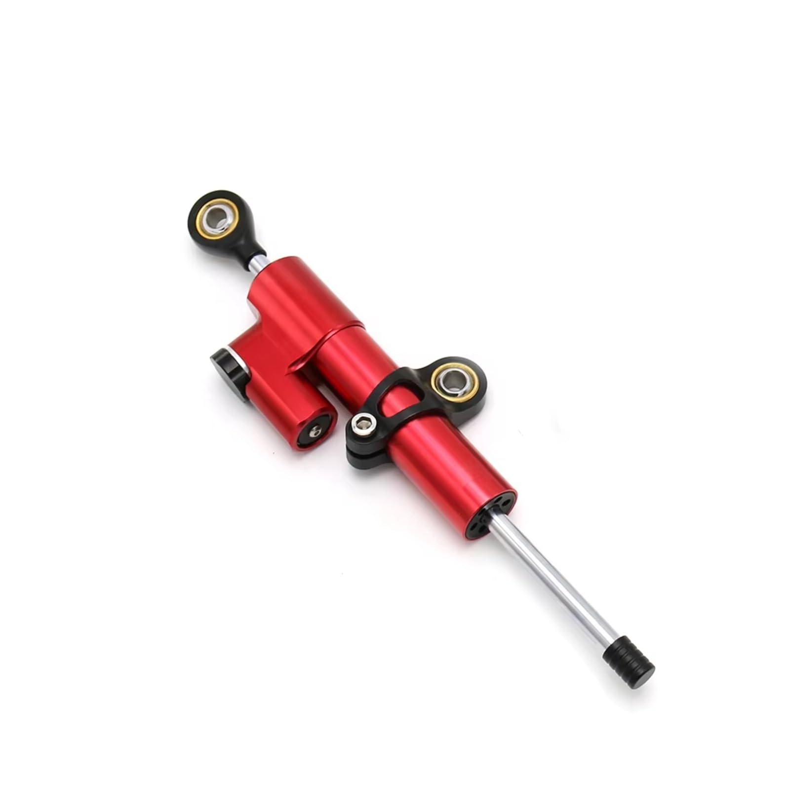 DSEQOPHH Motorrad Lenkungsdämpfer Kompatibel Mit Monster 696 2008- UP Motorrad-Lenkungsdämpfer Stabilisator Absorber Halterung Inear Stoßdämpfer Kit(Red) von DSEQOPHH