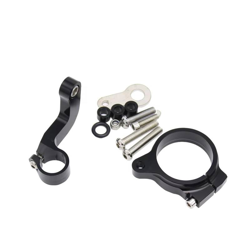 DSEQOPHH Motorrad Lenkungsdämpfer Kompatibel Mit R1200GS Für 1200-Gs Lc 2013 2014 2015 2016 2017 Motorrad Verstellbarer Lenklenker Stoßdämpfer Stabilisator Halterung Zubehör von DSEQOPHH