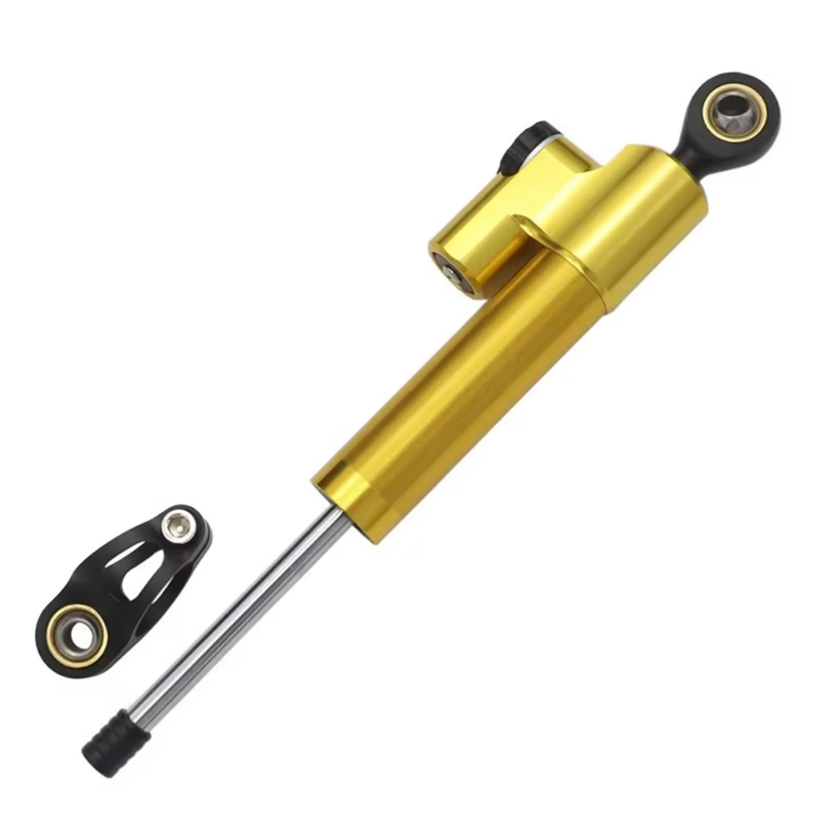 DSEQOPHH Motorrad Lenkungsdämpfer Kompatibel Mit Yamaha Für MT-09 2014–2017 Motorrad Lenklenker Stabilisator Universalzubehör Moto Lenkungsdämpfer(Yellow2) von DSEQOPHH