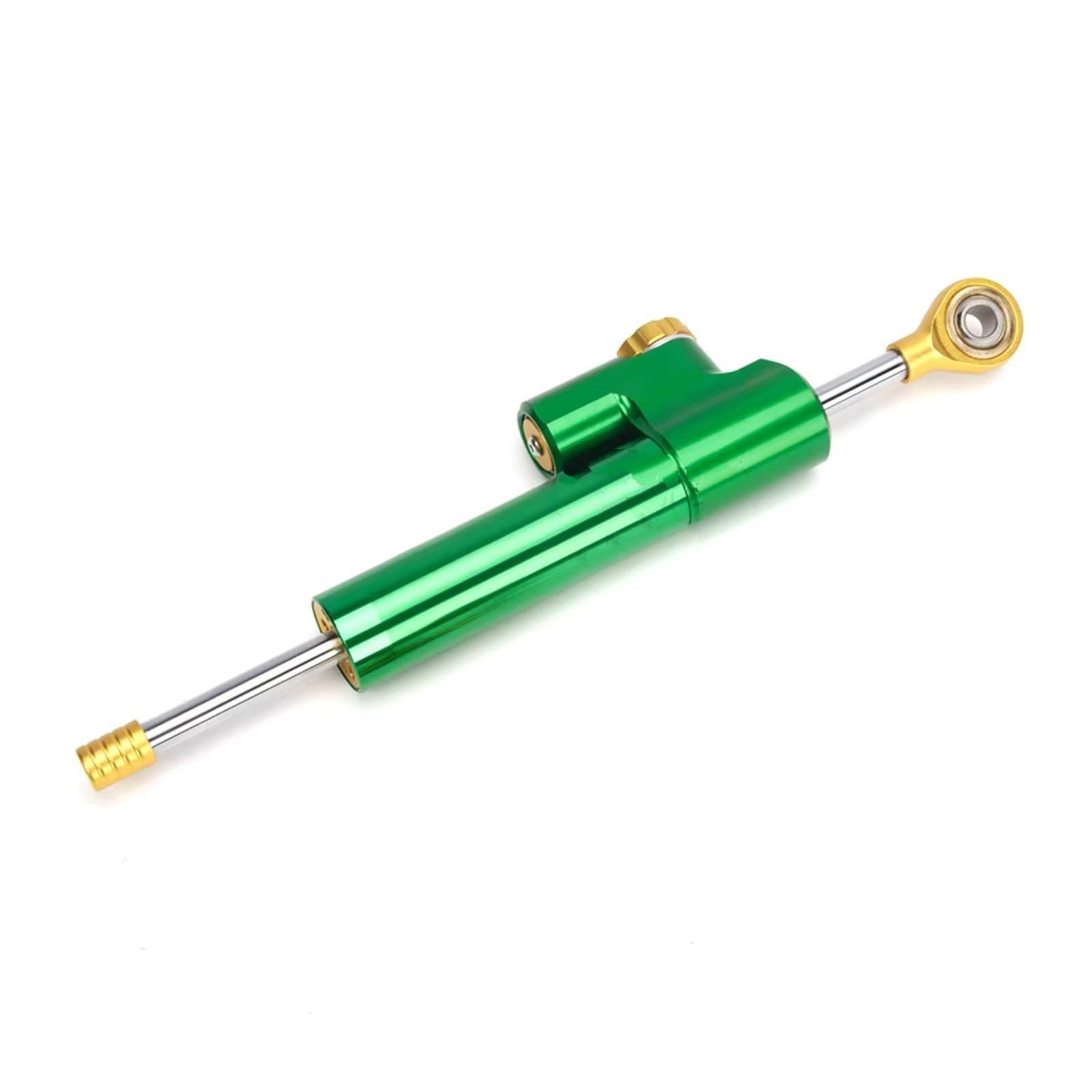 DSEQOPHH Motorrad Lenkungsdämpfer Kompatibel Mit Yamaha Für MT09 Für MT-09 SP 2021 2022 2023 Motorrad Universal Lenkungsstabilisierungsdämpferhalterung 256 Mm Zubehör(Green) von DSEQOPHH