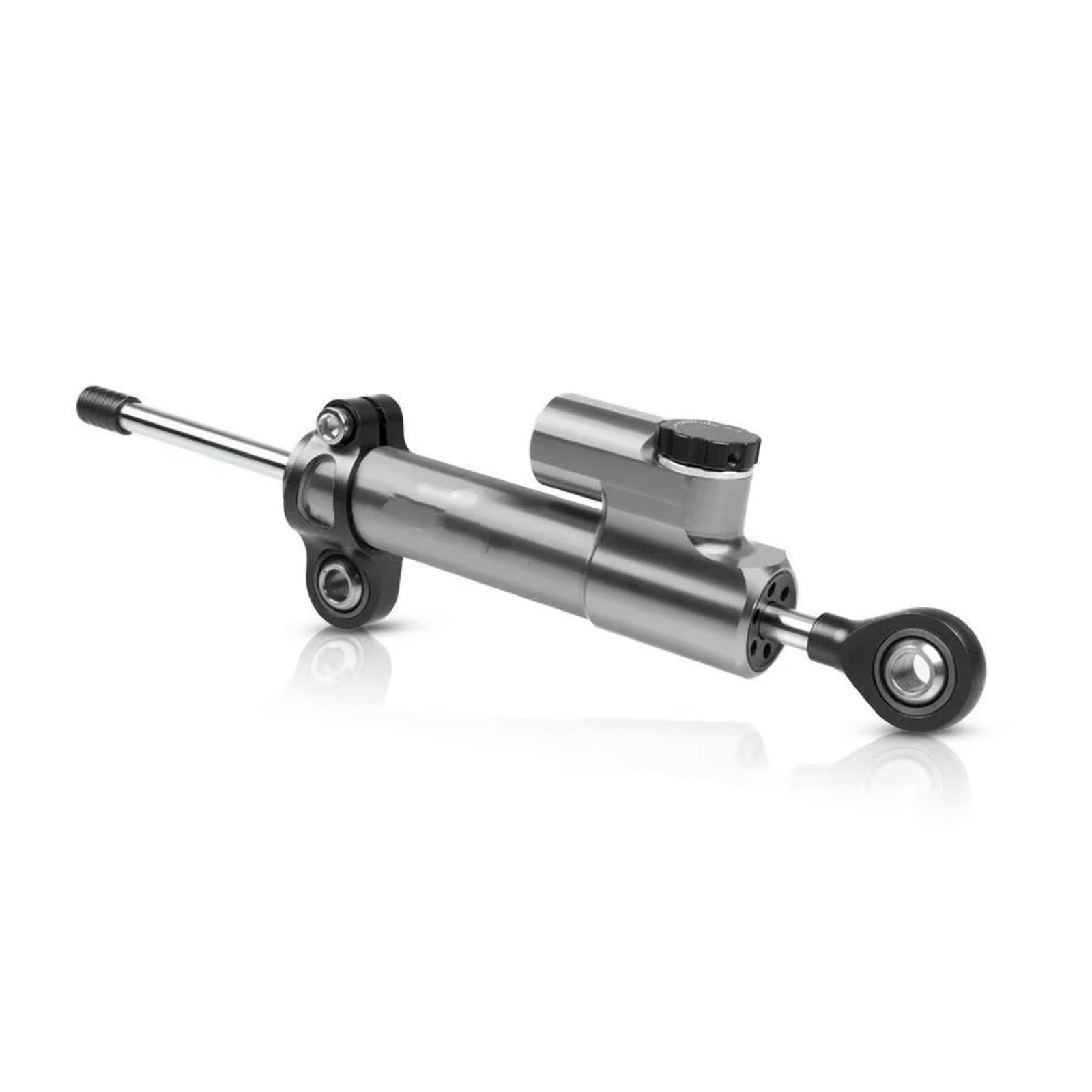 DSEQOPHH Motorrad Lenkungsdämpfer Kompatibel Mit Yamaha Für XJ6 Diversion Motorrad Dämpfer Stabilisator Lenkung Stabilisieren Steuerhalterung Zubehör Stabilisator(Gray) von DSEQOPHH