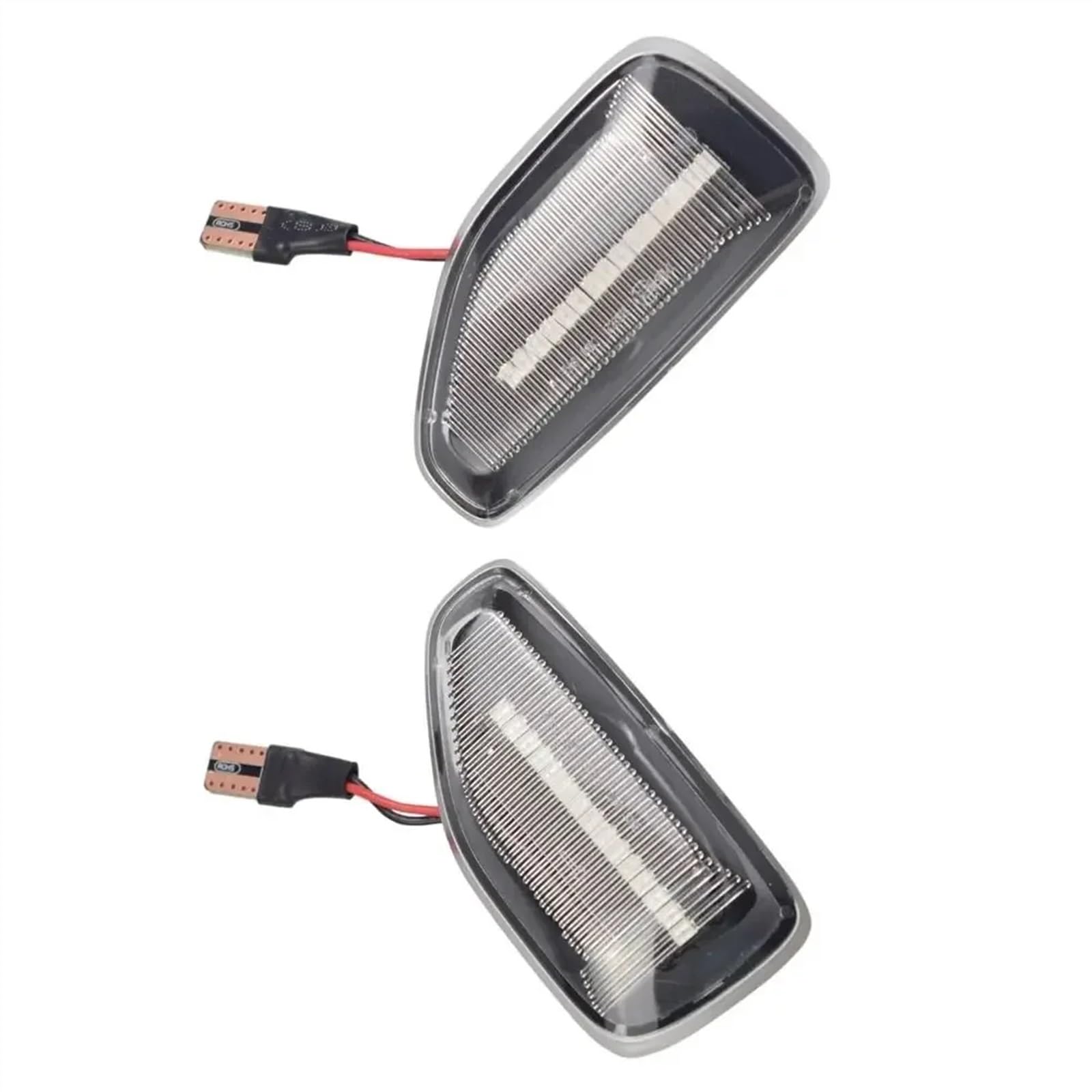 DSEQOPHH Rückspiegel Blinker Kompatibel Mit Dacia Für Logan II 2012 Für Sandero II 2012 Für Duster 2018 Blinker-Repeater-Lampe Dynamische Kotflügelleuchte Seitenmarkierungsleuchte(Crystal Type) von DSEQOPHH