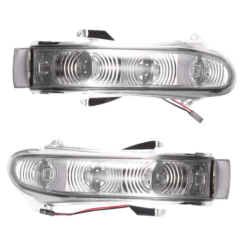 DSEQOPHH Rückspiegel Blinker Kompatibel Mit Mercedes Für Benz Für W220 S-Klasse 1999-2002 Für W215 CL-Klasse 1999-2003 1 Paar Blinker Licht Rückspiegelanzeige von DSEQOPHH