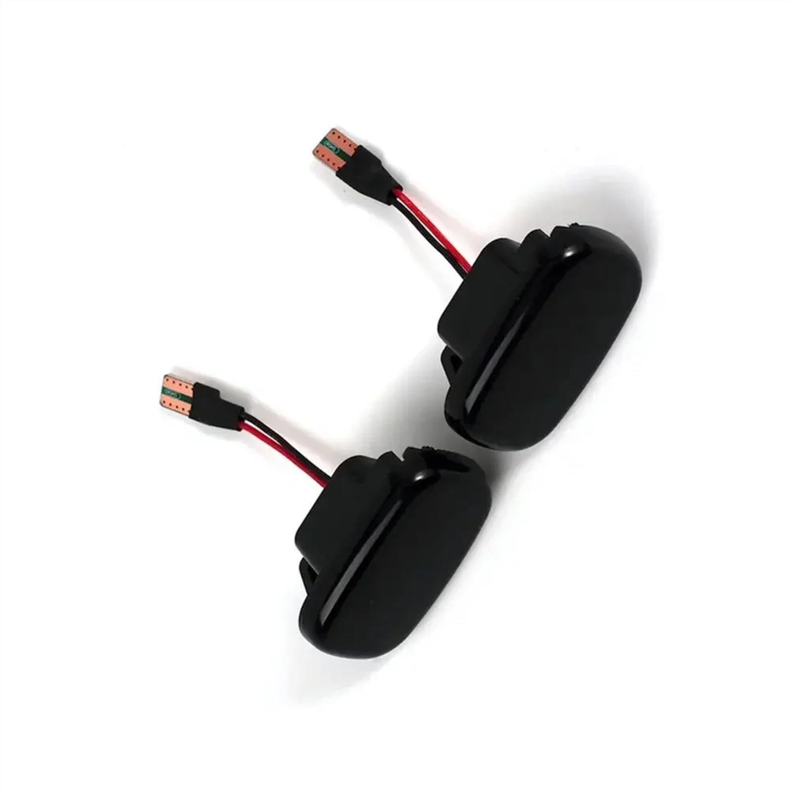 DSEQOPHH Rückspiegel Blinker Kompatibel Mit Toyota Für Caldina Für ZT24 Für Corolla ZE120 Für E10 E11 E12 2002–2007 Fließende Seitenmarkierungsleuchte Mit Dynamischem Blinker(Smoked Type) von DSEQOPHH