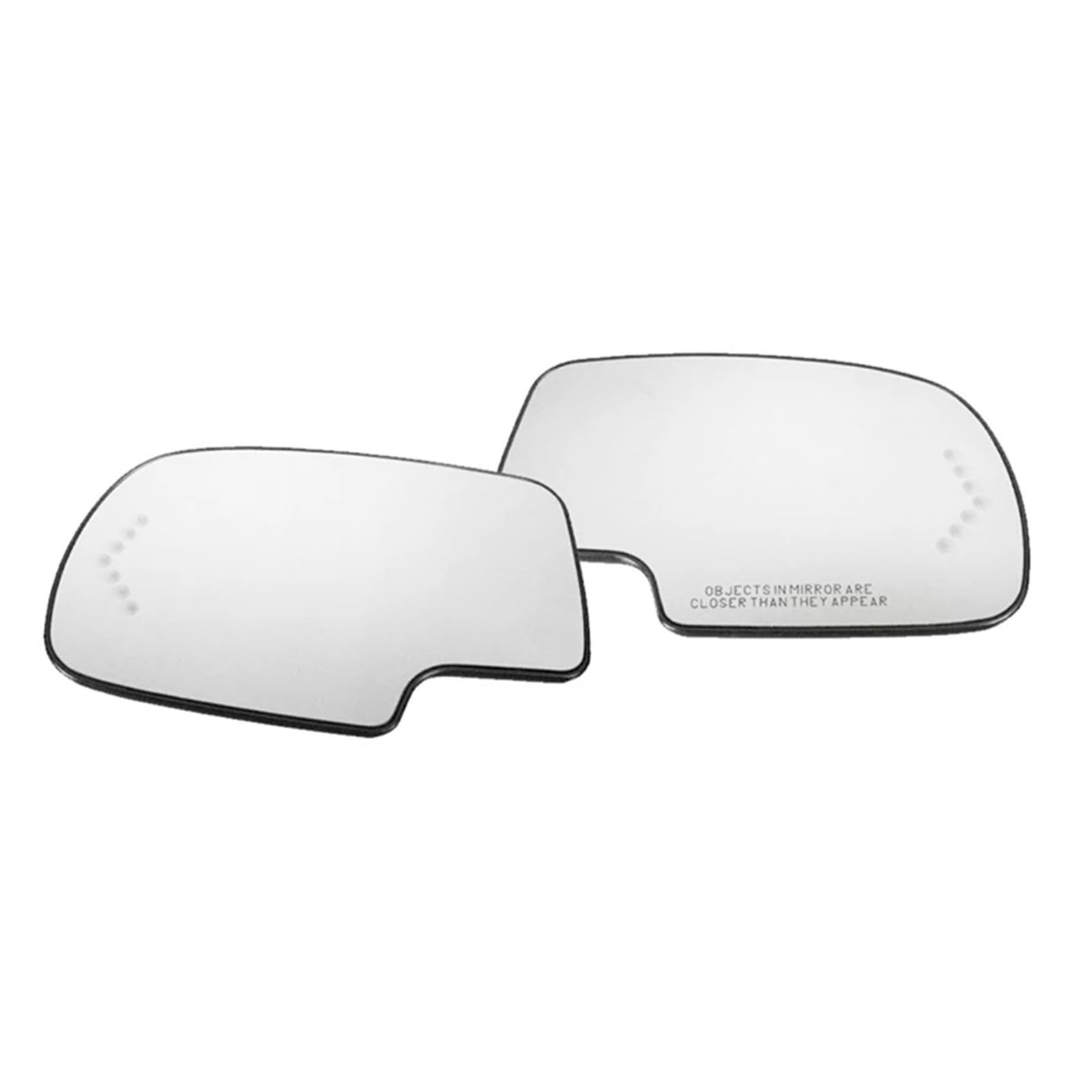 DSEQOPHH Rückspiegelglas Kompatibel Mit Chevrolet Für Avalanche 2003-2006 Für Silverado 1500 2500 3500 2003-2007 1 Paar Beheizte Seitentür-Rückspiegelgläser Für Die Autofront von DSEQOPHH