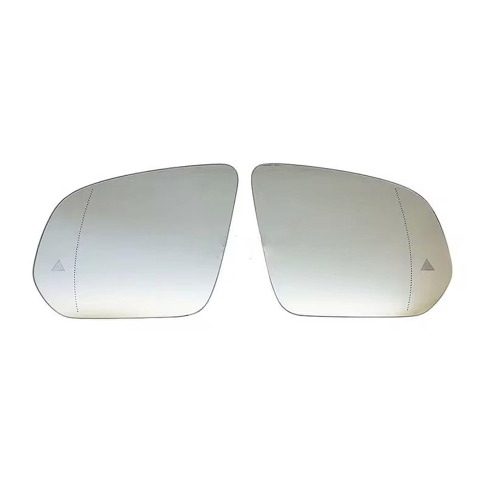 DSEQOPHH Rückspiegelglas Kompatibel Mit Mercedes Für Benz GLE W167 GLS 2020- Rückspiegelglas Autozubehör Heizung Blindbereich Hinten A1678102901 A1678102801(Blind,1 Pair) von DSEQOPHH