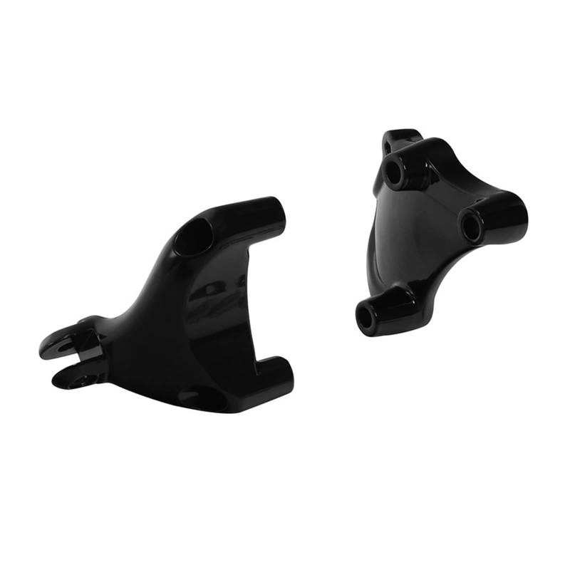 Black Passenger Footpeg Mount Brackets Compatible With Harley XL883 1200 Sportster 2014-2022 von DSPLJQRYX