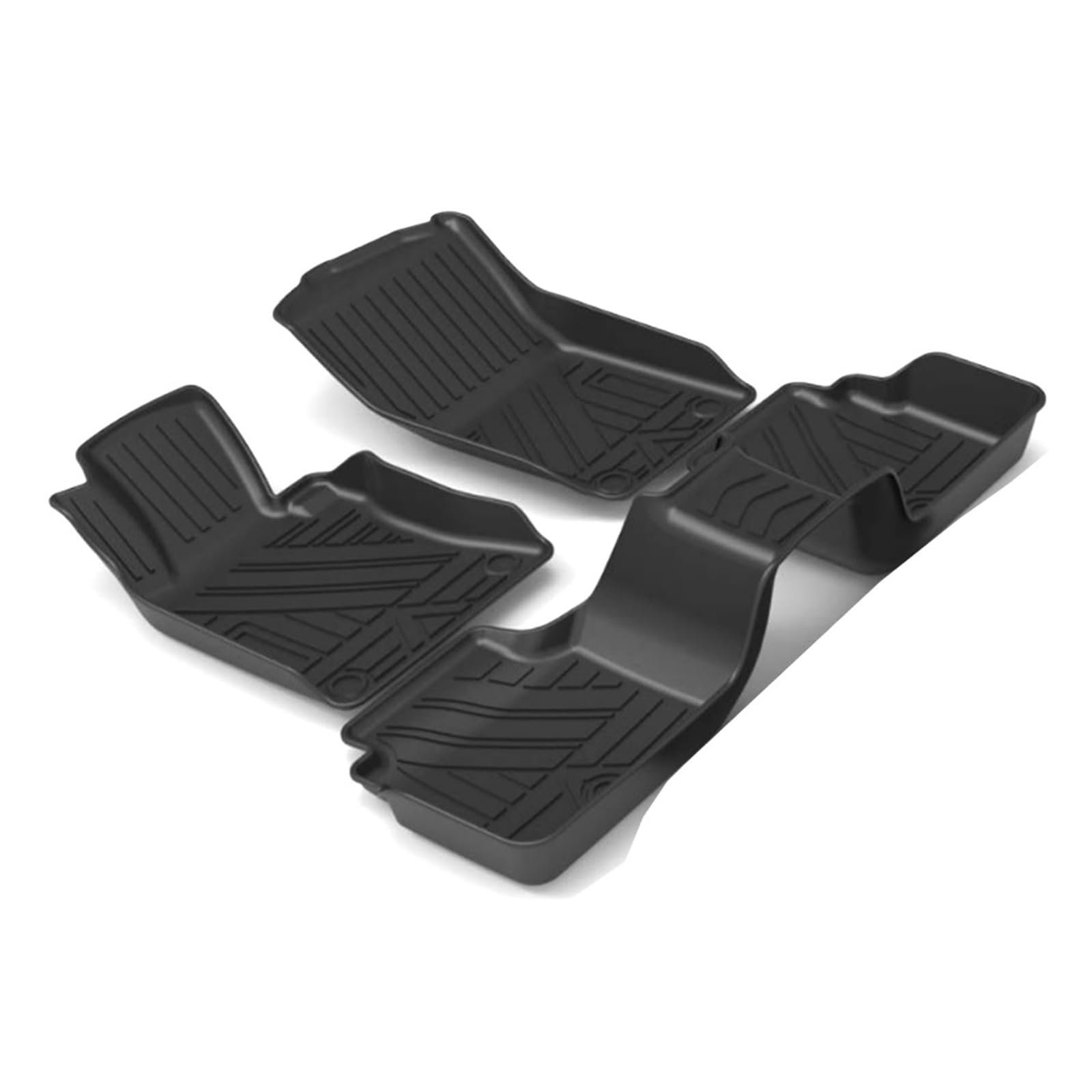 Bodenmatte Allwetter-geeignet 3D-Bodenfutter Kompletter Satz Innenmatten vorne und hinten kompatibel mit Infiniti Q50L 2014-2021 von DSPLJQRYX