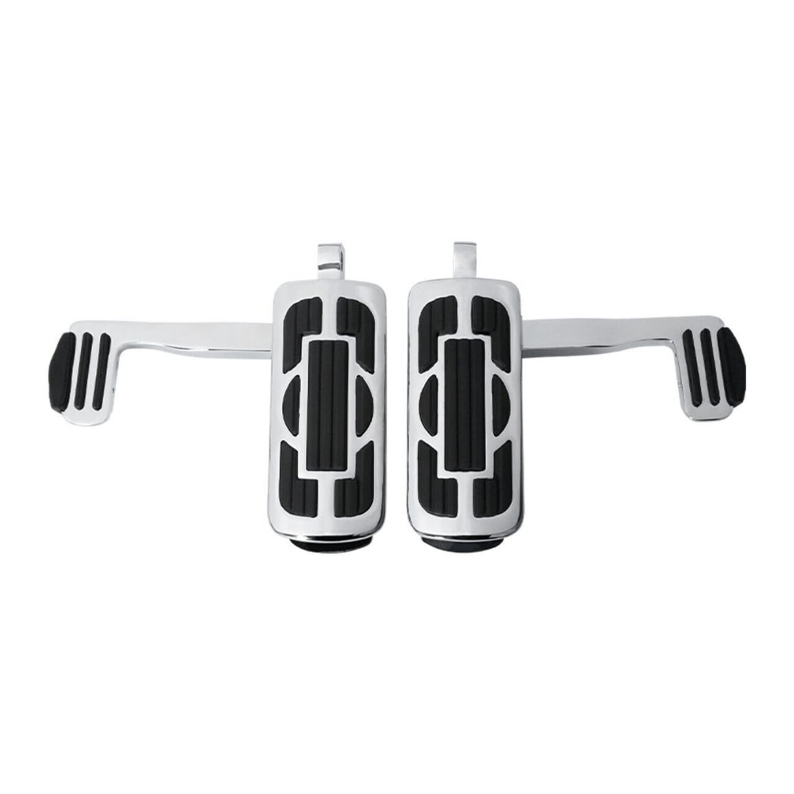 Motorcycle 10mm Front Or Rear Footrest Footpegs W/Rest Pedal Compatible With Harley Touring Road King Electra Glide Road Glide Road Glide von DSPLJQRYX