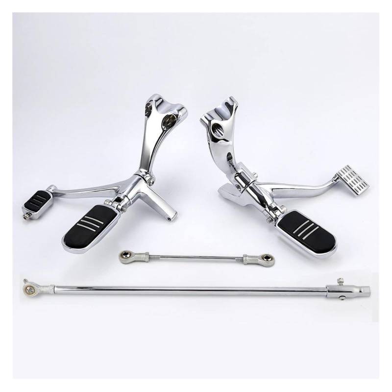 Motorcycle Forward Control Footpeg Support Compatible With Harley Sportster XL Iron 883 1200 Custom Super Low Forty Eight 48 72 2014-2022 19(A Chrome) von DSPLJQRYX