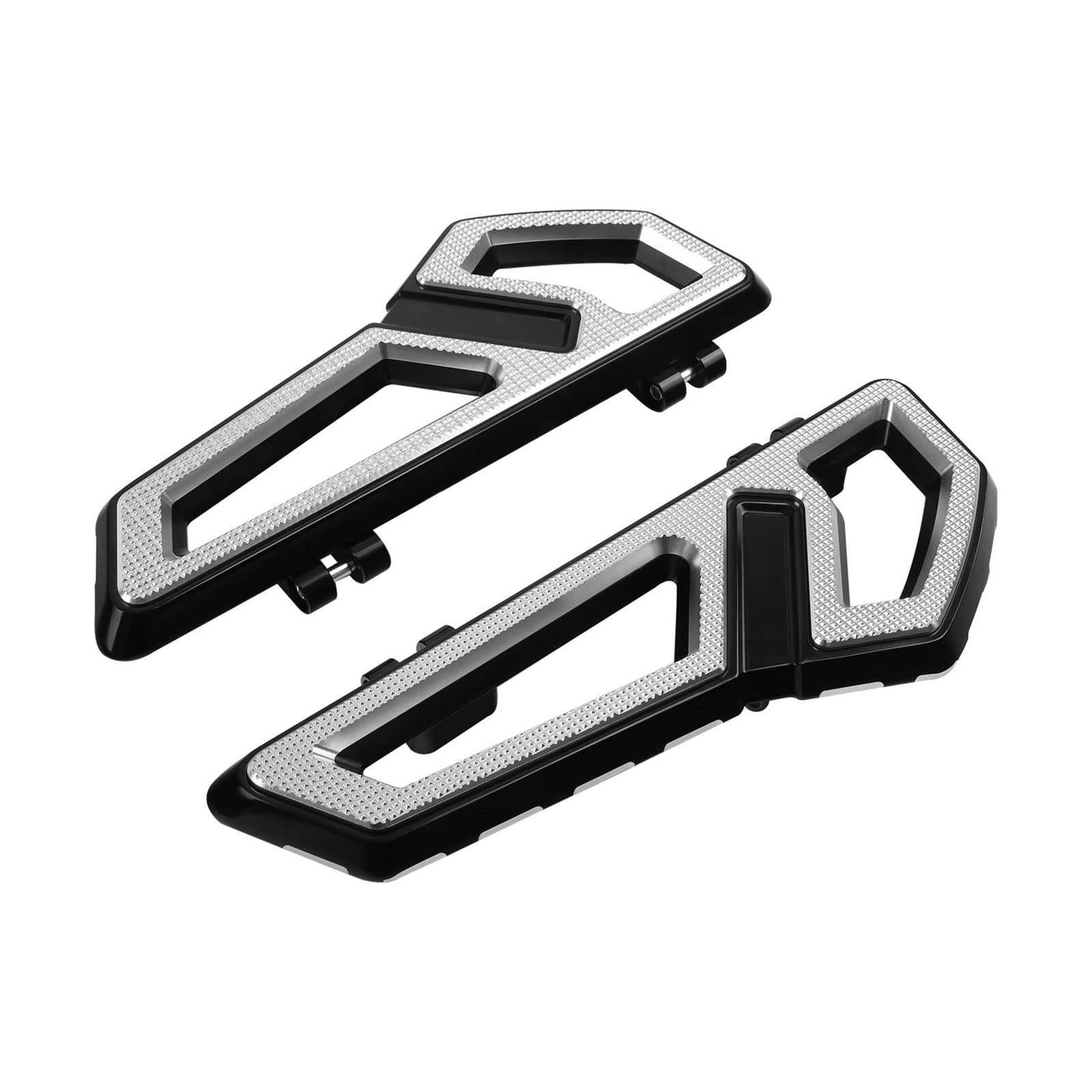 Motorcycle Front Driver Passenger Footboard Floorboard Pegs Compatible With Harley Touring Road King Glide(Driver Footboard) von DSPLJQRYX