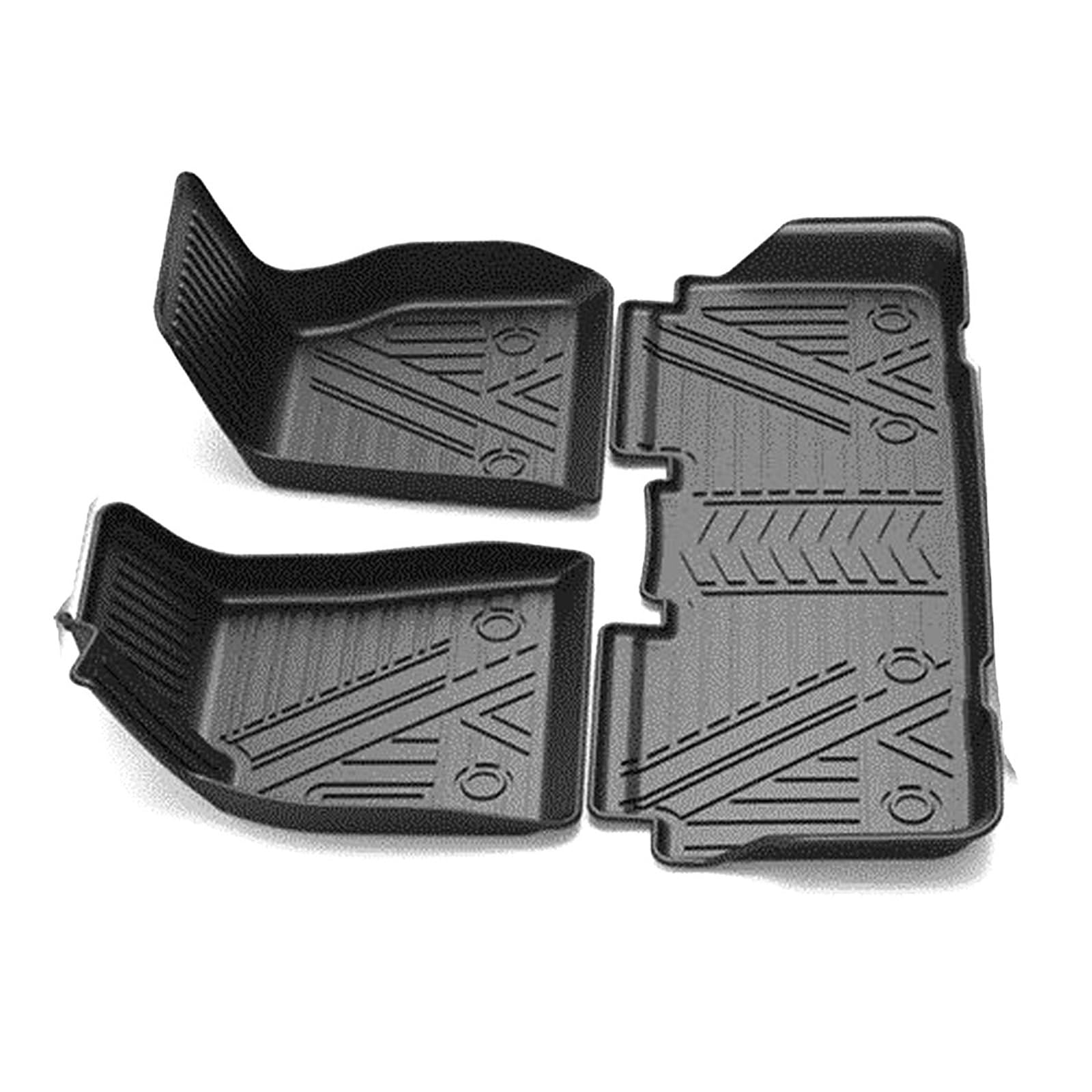 TPE Floor Mats Compatible with Tesla Model S 2016-2019 Car Floor Liner Mats High resilience LHD Foot Pads von DSPLJQRYX