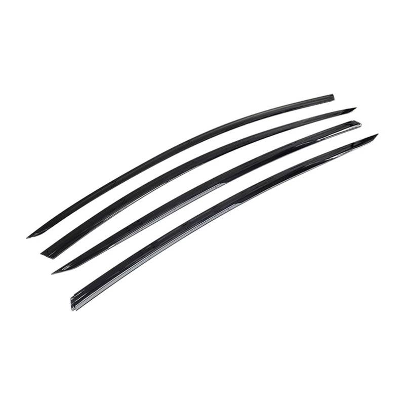 Windshield Compatible With Tesla Model 3 2017~2022 Accessories Car Window Visors Electroplated Deflectors Rain Eyebrow Guard Sun Visor Smoke(Black) von DSPLJQRYX