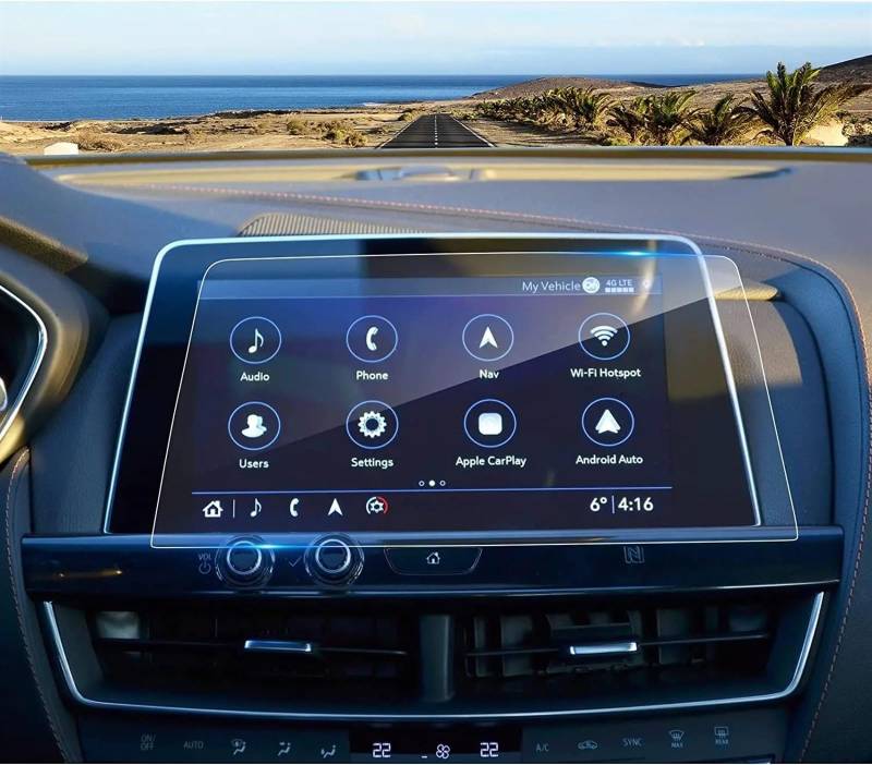 DSPOLIMV Kompatibel Mit Cadillac Für CT5 2020 2022 2023 10-Zoll-Auto-GPS-Navigations-LCD-Bildschirm Aus Gehärtetem Glas Displayschutzfolie GPSNavigation Schutzfolie von DSPOLIMV