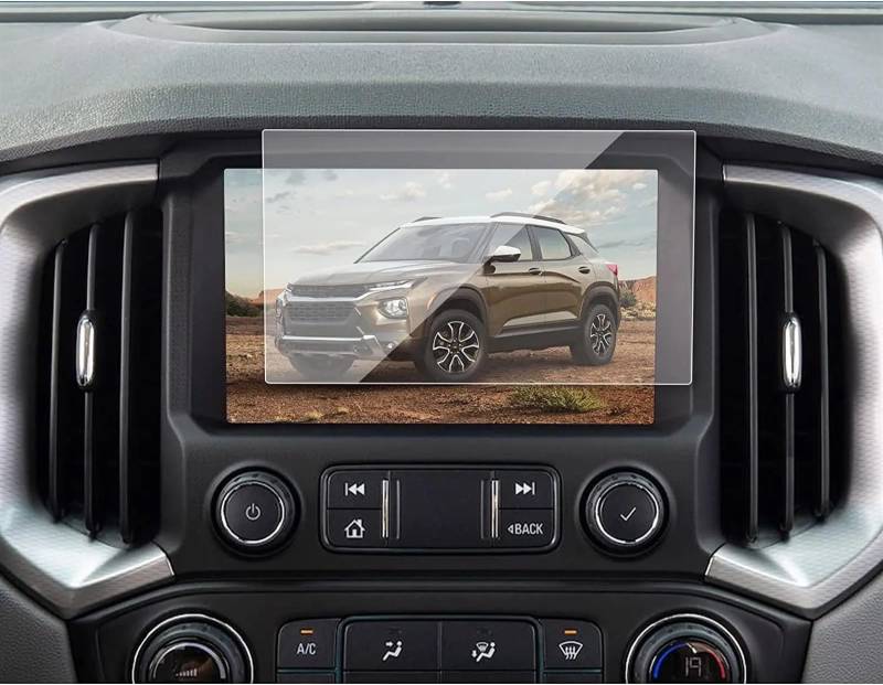 DSPOLIMV Kompatibel Mit Chevy Für Trailblaz 2021 2022 2023 8-Zoll-Auto-GPS-Navigationsbildschirm Schutzfolie Aus Gehärtetem Glas GPSNavigation Schutzfolie von DSPOLIMV