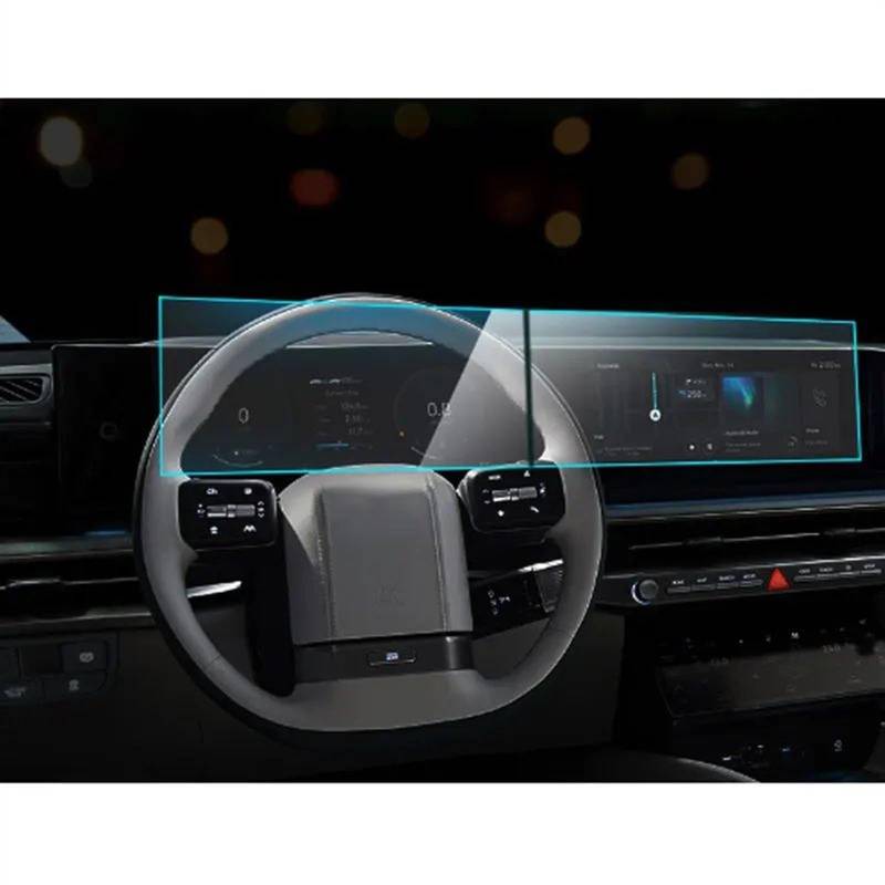 DSPOLIMV Kompatibel Mit Hyundai Für Grandeur 2023 Auto-GPS-Navigationsdisplay Schutzfolie PET-Displayschutz GPSNavigation Schutzfolie von DSPOLIMV