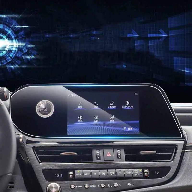 DSPOLIMV Kompatibel Mit Lexus Für ES300H ES260 ES350 ES 2022 12,3 Zoll Auto-GPS-Navigations-LCD-Bildschirm Displayschutzfolie Aus Gehärtetem Glas GPSNavigation Schutzfolie von DSPOLIMV