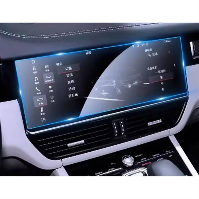 DSPOLIMV Kompatibel Mit Porsche Für Panamera 971 2017 2018 2019 2021 2022 Auto-GPS-Navigation, Displayschutz Aus Gehärtetem Glas GPSNavigation Schutzfolie von DSPOLIMV